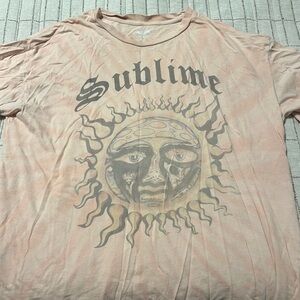 Sublime Oversized Band Tee Size Medium